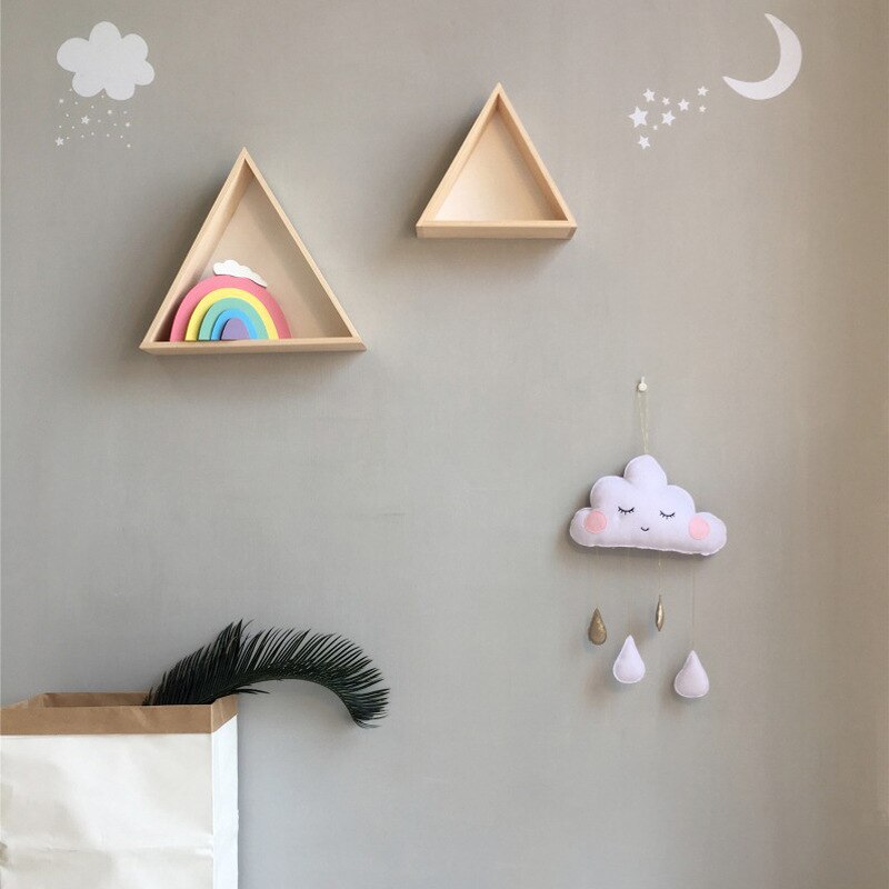 Requisiten Regenbogen wolken Neugeborenen Baby Schlafzimmer Dekor Hängen Spielzeug freundlicher Krippe hängen dekoration freundlicher Spielen Zelt Dekoration Zelt: B