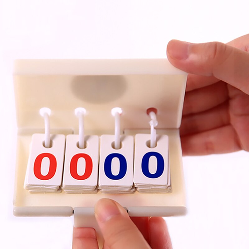 4 Digit Portable Basketball Volleyball Table Tennis Football Soccer Board Scoreboard Sports Board Game Scoring Device