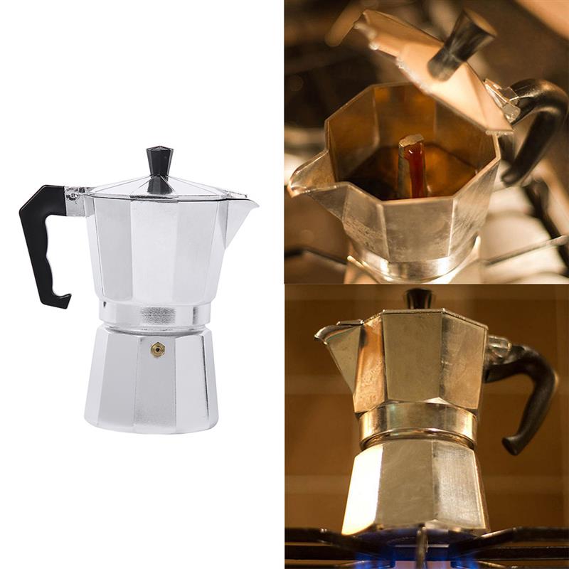 Italialainen espresso latte kahvinkeitin 1 kuppi 3 kuppia 6 kuppia perkolaattori mokka latte kahvinkeitin mokka perkolaattori pannu