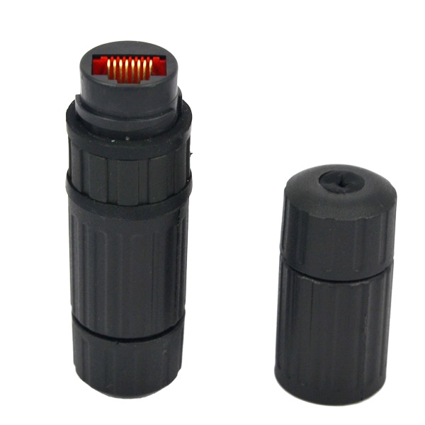 Waterproof M16 IP68 Ethernet Network LAN Cable RJ45 Female to Female Connector Adapter Plug Socket Waterproof Connector