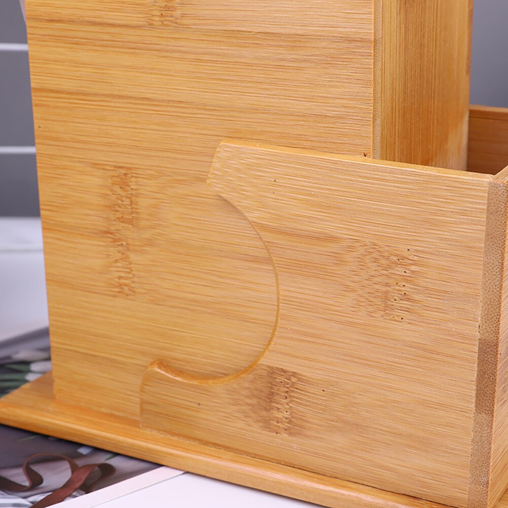 Wood Knife Holder Bamboo Knife Block Stand Knives Storage Rack Shelf Scissors Organizer Storage Box Kitchen Accessories Tool