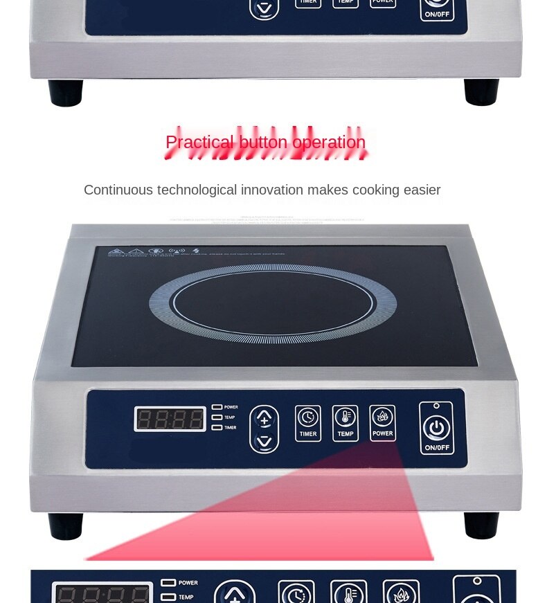 220V induction cooker 3500 w stainless steel high power induction cooke