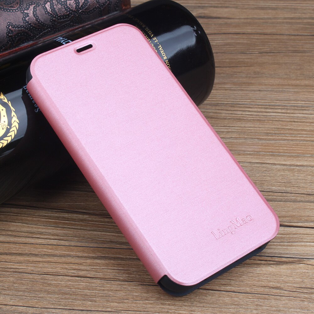 Étui portefeuille à rabat en cuir pour meizu pro 6 plus, étui de luxe pour smartphone meizu pro 6 plus, étui pour meizu note 8: Pour meizu pro 6 plus / Lr lasi rose