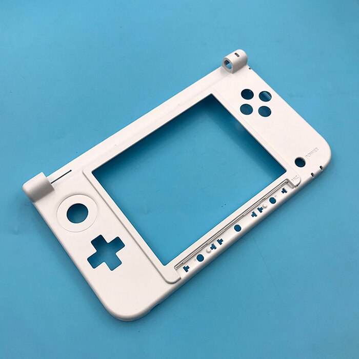 Middle Frame Replacement Kits Housing Shell Cover Case Bottom Console Cover for Nintendo For 3DS XL/LL Game Console: Original white