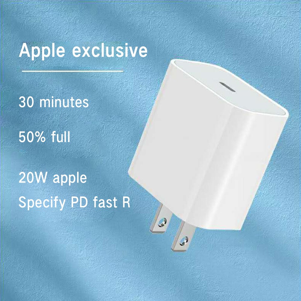 20W Usb Type C Lader Adapter Voor Iphone 12 12 Pro Max 12 Mini Pd Snel Opladen Power Type-C Eu Ons Uk Plug Voor Iphone 12