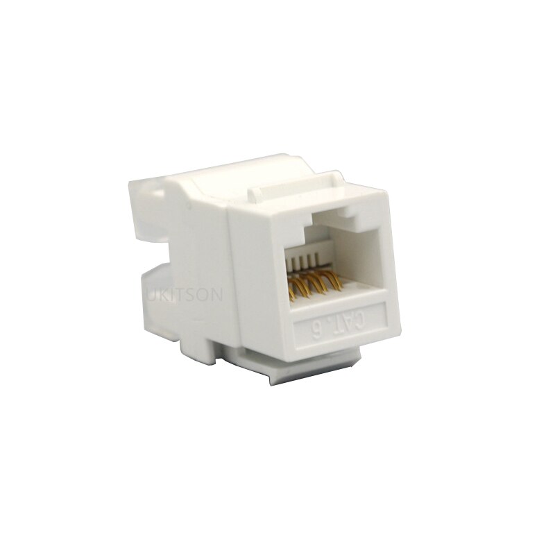 amp katt 6 rj45 -innsats sluttstein-jack  t568a/ b til gigabit-nettverk katt .6 ethernet-kontakt