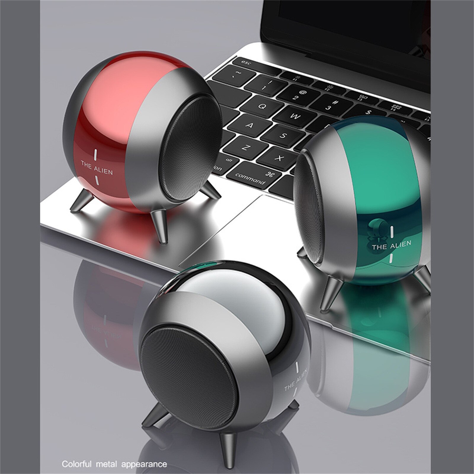 Cool Home Outdoor Muziek Game Speaker De Mini Draadloze Bluetooth Speaker Multi-Bass Draagbare Robot-vormige Speake