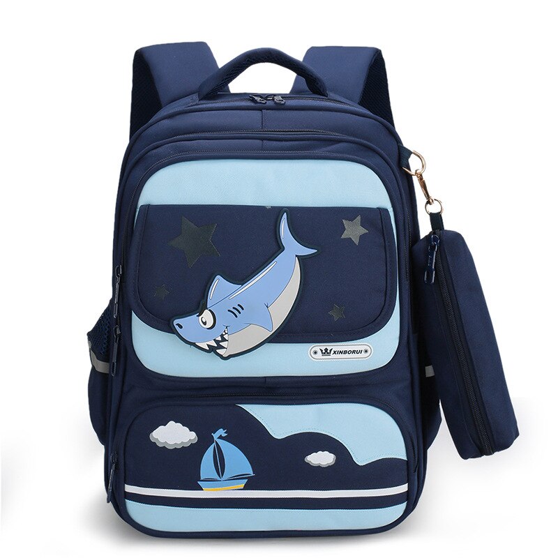 Children School Bags Girls Boys kids Backpack Primary School Backpacks kids Orthopedic backpack schoolbags Mochila Infantil: blue