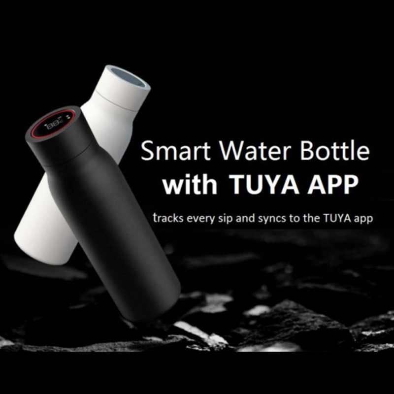 TUYA Smart Water Bottle 24-hour Insulation Cup Drinking Water Monitoring Timing Reminder High-End LCD Thermos Cups