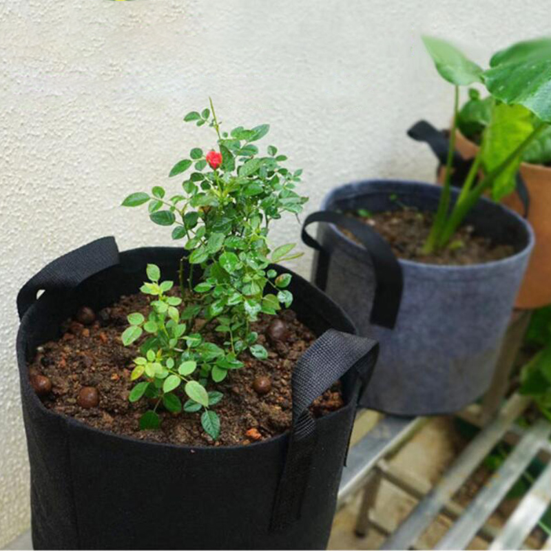 2 5 gallon plante vokseposer 7 gallon 10 gallon pot kartoffel træ blomster frugt haveredskaber have træ stof potter plante