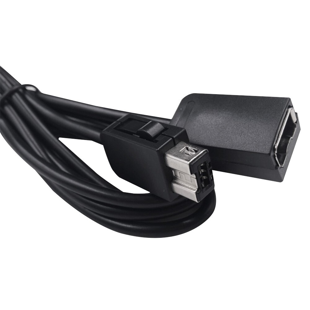 2pcs 1.8m Bedroom PVC Gamepad Joystick Entertainment With Plug Handheld Console Extension Cable Office Study Travel For Wii U