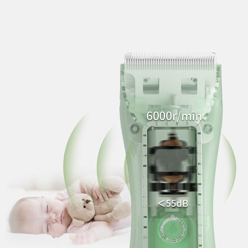 Bambino Tagliatore di Capelli Elettrico Professionale USB Ricaricabile Impermeabile Capelli Trimmer Clipper per il Bambino e Bambino Taglio di Capelli per uso Domestico
