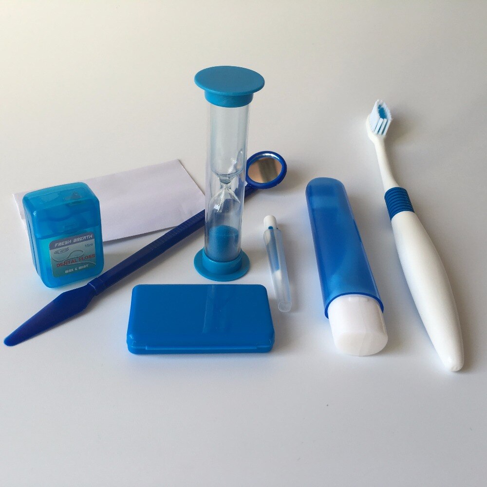 Tandheelkundige Orthodontische Borstel Banden Borstel Floss Kit Oral Care 8 Stks/set Tandenborstel Reizen Kit Orale Cleaning Care Whitening Tool