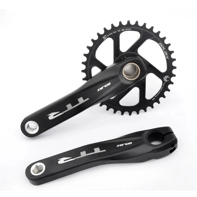 GOLDIX para plato de bicicleta de 3 clavos 0/3/6mm Offset 30/32/34/36/38T rueda de cadena de bicicleta MTB para XX1 X9 XO X01 G X NX Direct Mo