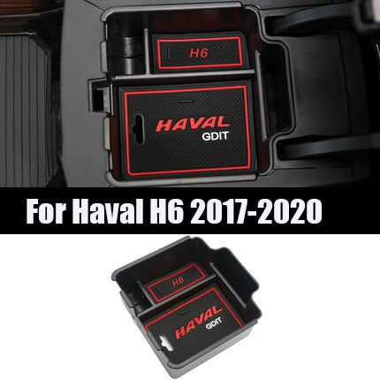 Car Styling Dedicated Modified Central Armrest Storage Box Glove Box Tray Pallet Case For HAVAL H2 H6 H7 H9 Car Accessories: C Type For H6