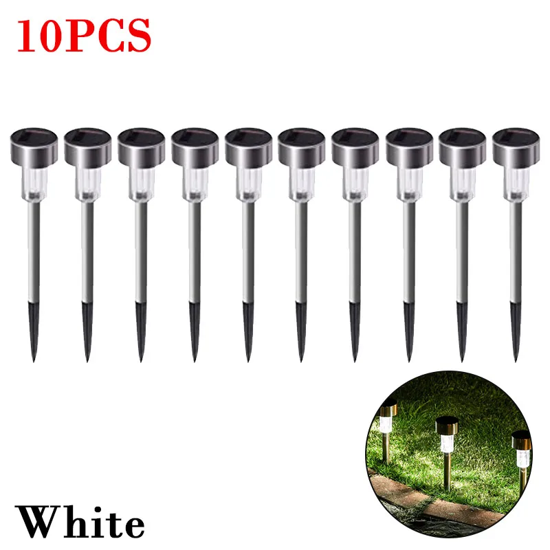 Solar Outdoor Lights Garden Lamps Powered Waterproof Landscape Path for Yard Backyard Lawn Patio Decorative LED Lighting