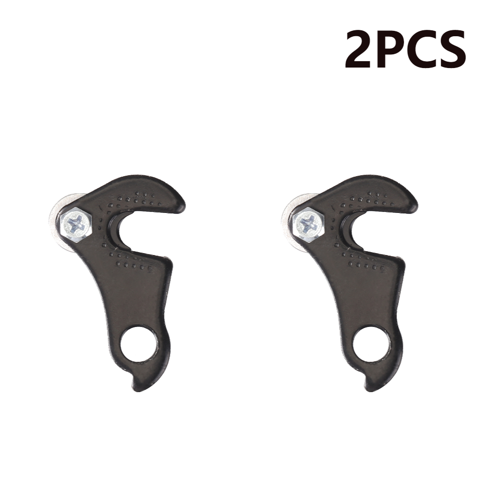 Soporte de suspensión de desviador trasero de bicicleta de montaña, convertidor de gancho trasero portátil para ciclismo, accesorios de herramientas de reparación, 1-5 piezas: Gris