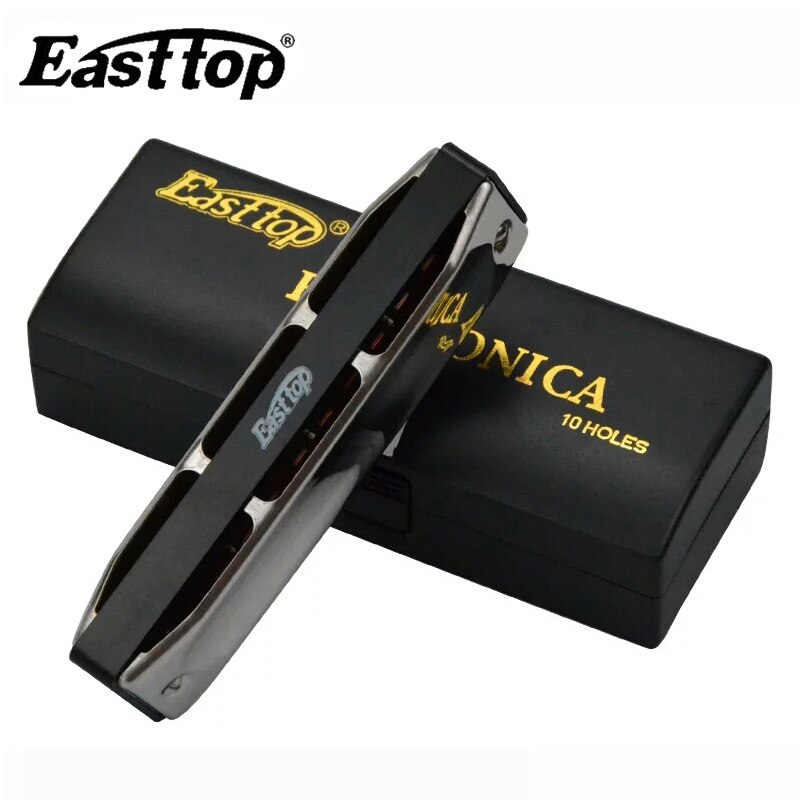 EASTTOP T002 Diatonic Harmonica10-Hole Armonica Blues Mund Ogan Musical Instrument Blues Harfe (12 Tasten Zu Wählen)