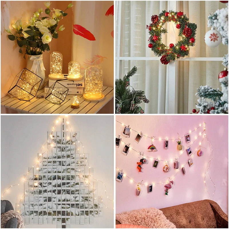 LED Lichterkette Lichter, Glühwürmchen Lichterketten Bastel lichter warmweiß LED Lichterkette Lichterketten Heimat Festival Dekorationen
