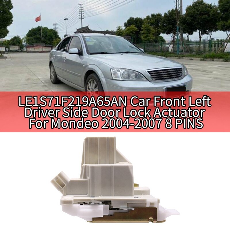 LE1S71F219A65AN Car Front Left Driver Side Door Lock Actuator for Ford Mondeo 2004-2007 8 PINS: Default Title