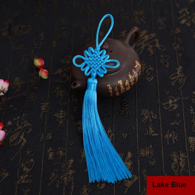 Pakket van 15 mini-kwastjes, 15 kleuren, handgemaakte kwastjes met kralen, Chinese knoop voor sieraden maken, souvenir, bladwijzer, DIY-knutselaccessoires