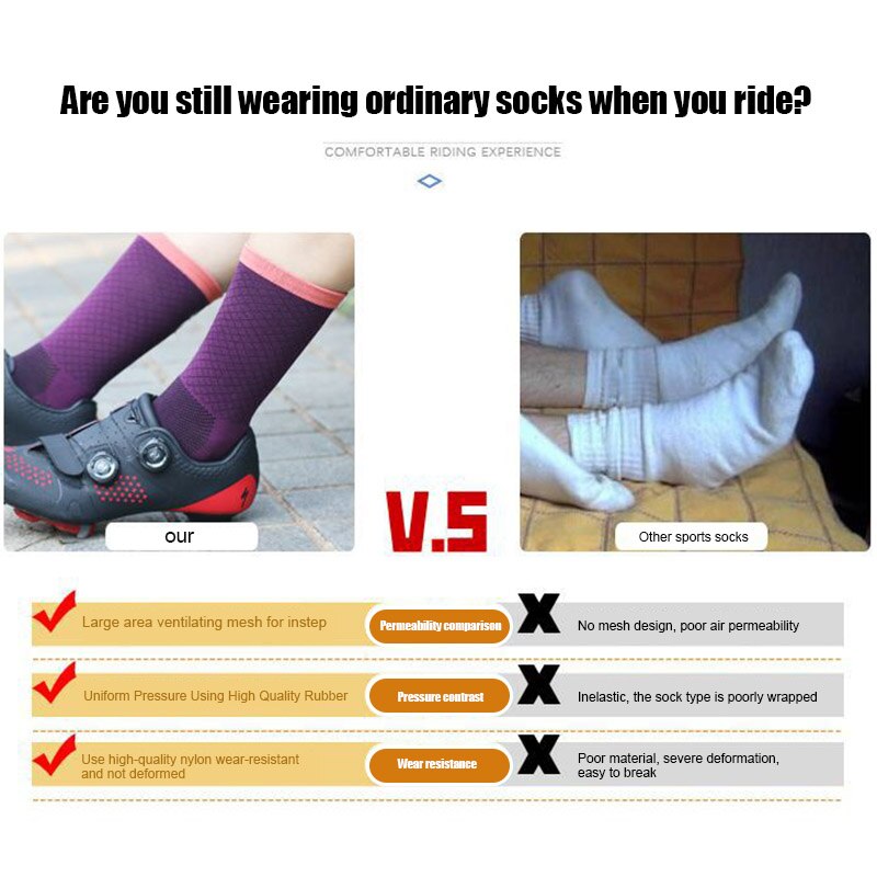 1 Paar Dunne Fitness Sokken Ademende Zweet Absorberende Mid Sokken Voor Fietsen Hardlopen