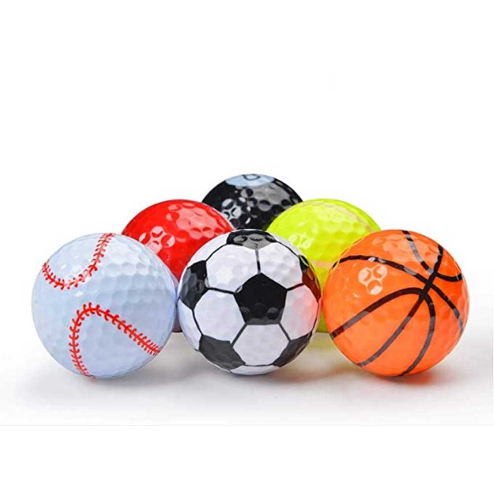 Balle de Golf en caoutchouc, 1 pièce, deux pièces, Sport de plein air, Baseball, Tennis, Football, billard, compétition d&#39;entraînement