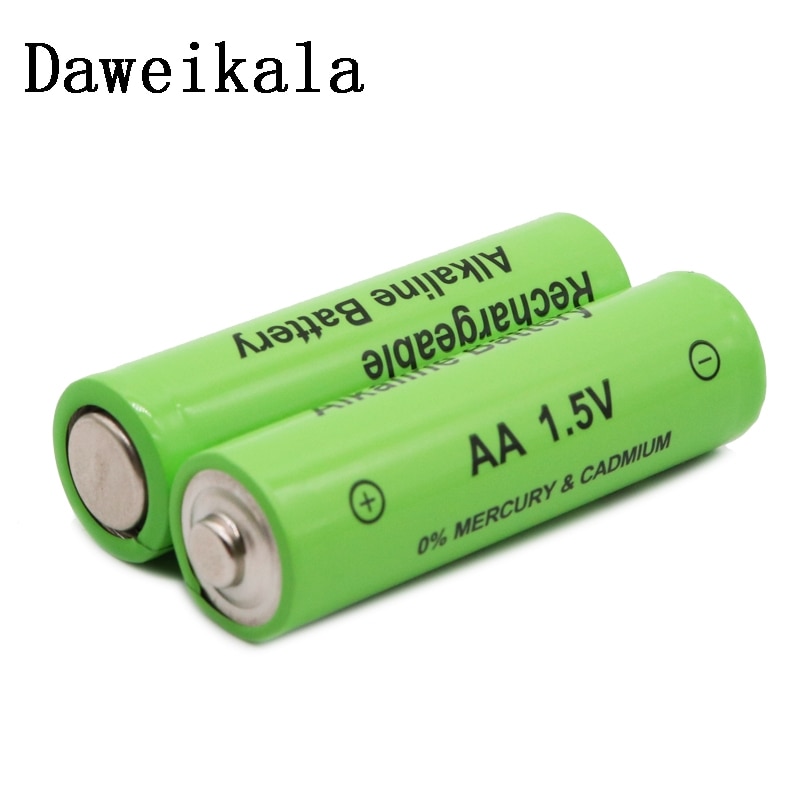 4-8 stuks daweikala aa-batterijen 3000 1.5 v quanlity oplaadbare batterijen  aa 3000 mah ni -mh 1.5v oplaadbare batterijen + oplader