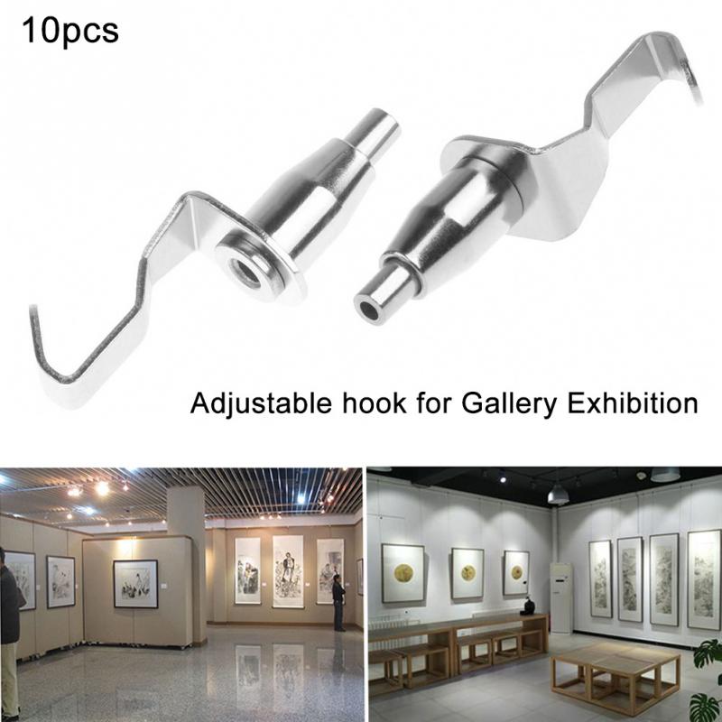 10pcs adjustable Picture Hanging Art Gallery Painting Hook Durable Exhibition Accessory rustproof and durable painting hooks