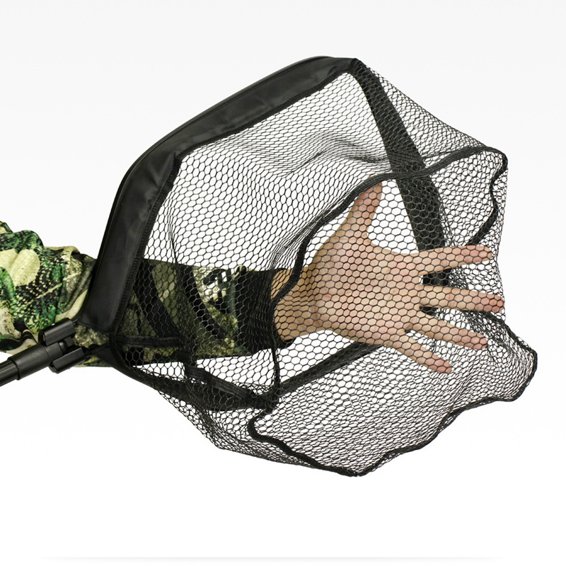 Retractable Fishing Net Telescoping Foldable Landing Net Pole Folding Landing Net for Fishing