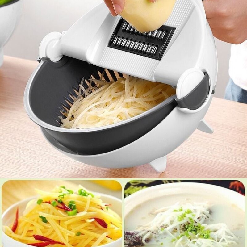 Rotating Vegetable Cutter Set Multi-function Cutter Vegetable Cutting Machine Kitchen Accessories BV789