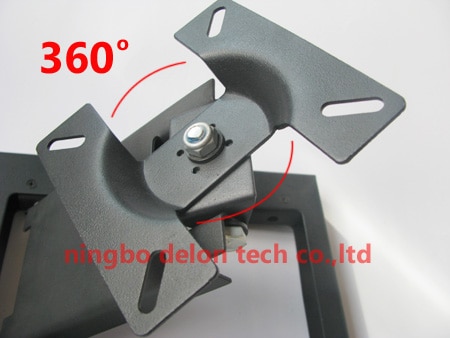 LCD-T2 10-30" steel tilt Touch screen desktop mount 360 rotate tv stand swivel small screen bracket holder