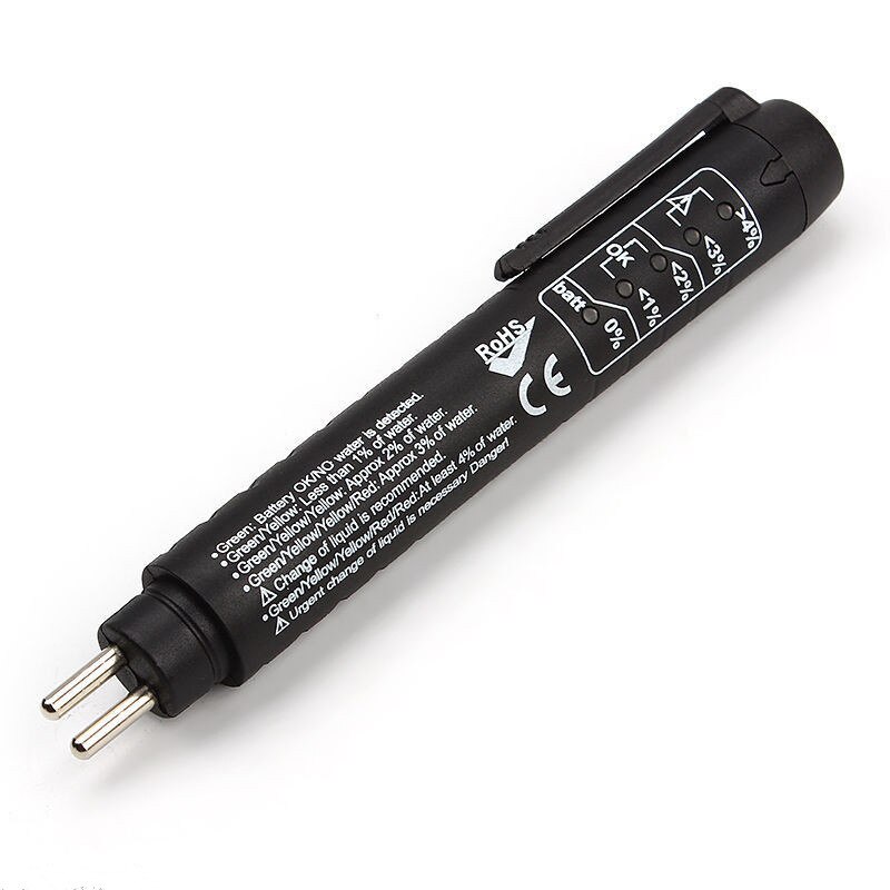 5 LED Auto Indicator Remvloeistof Olie Tester Batterty Detectie Pen Test Tool