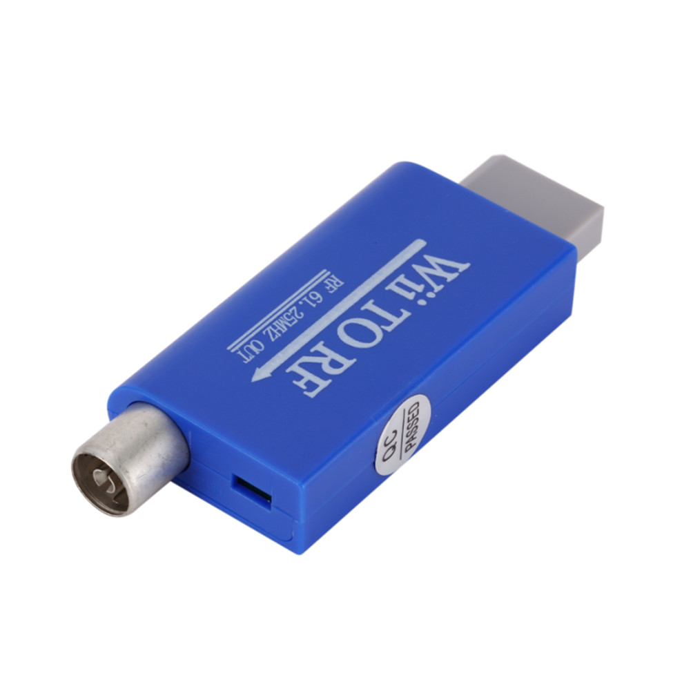 INIOICZMT Wii na Adapter konwertera RF do starego telewizora bez uszkodzeń telewizora z sygnałem RF