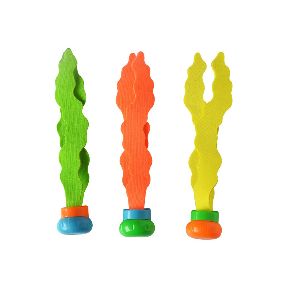 Dzieci nurkowanie podwodne pływanie kolorowe basen zlew zabawki szkoleniowe nowość nurkowanie wodorosty zabawki śmieszne gadżety dla dzieci