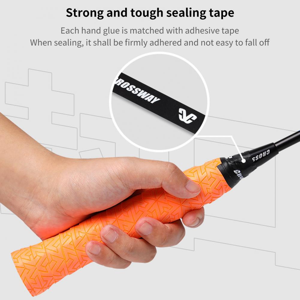 Racket Grip Cover Wear-resistant Racket Grip Band Faux Leather Practical Ergonomic Racket Handle Grip Tape