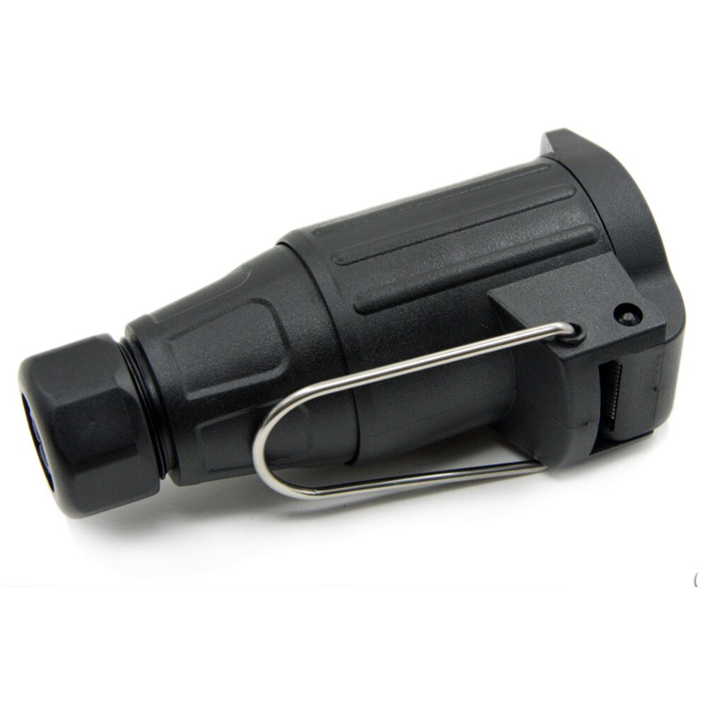 Tirol 13-Pin Trailer Socket Black frosted materials 13-Pole Trailer Socket 12V Tow bar Towing Socket Vehicle End T21223b