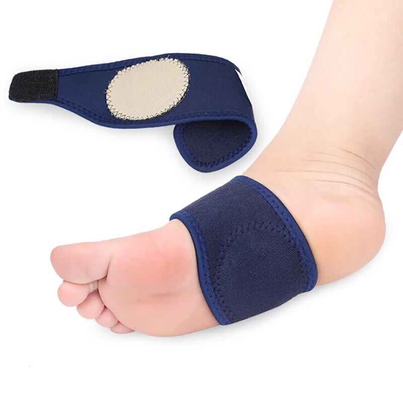 1 Paar Elastische Schoen Pad Silicagel Hoge Boog Orthesen Bandage Voor Hak Foot Pain Relief Fasciitis Plantaris Orthopedische Inlegzolen