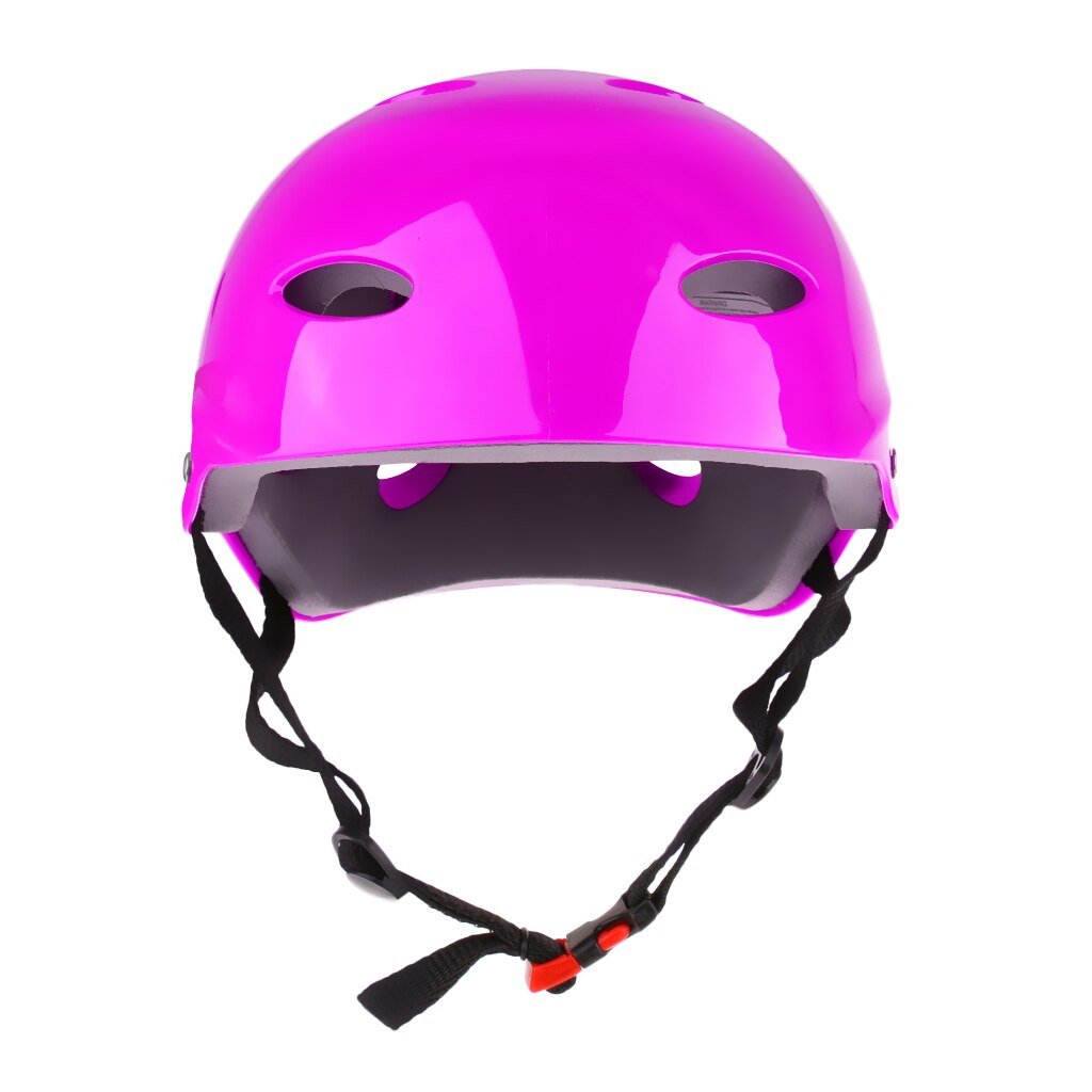 Colorful Adjustable Water Sports Safety Helmet Hard Protection Hat for Wakeboard Kayak Canoe Surf Skate All Sizes Skateboard Jet: Purple M