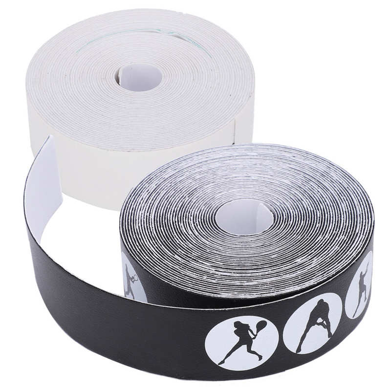 Ruban de Protection de tête de raquette de Tennis, 500cm, autocollants réduisant l'impact et la Friction