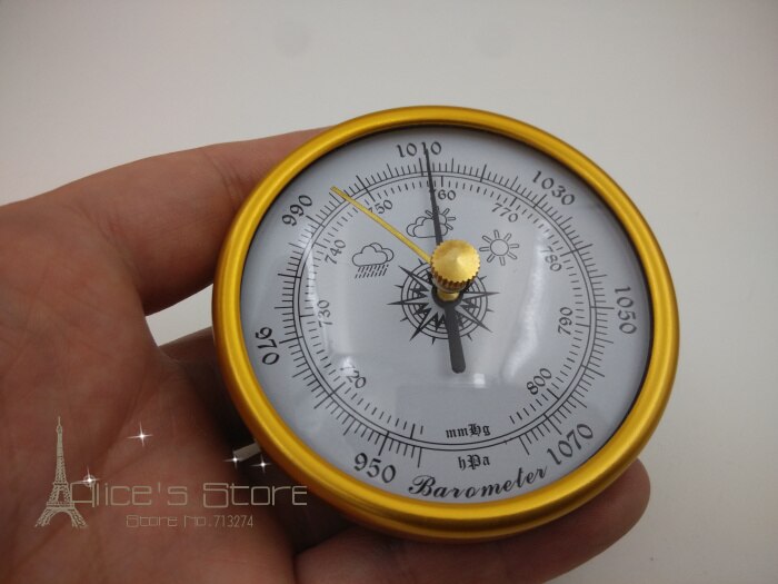 Tragbares Outdoor Barometer - Kompakt 7x7x4cm Für Angeln, Wandern & Camping