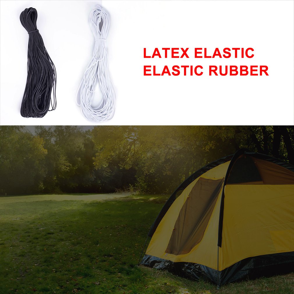 Tent Poles Connection Rubber Band Elastic Pole Rope Heavy Stretch String Rope And Tie Down Trailer Strap Cord