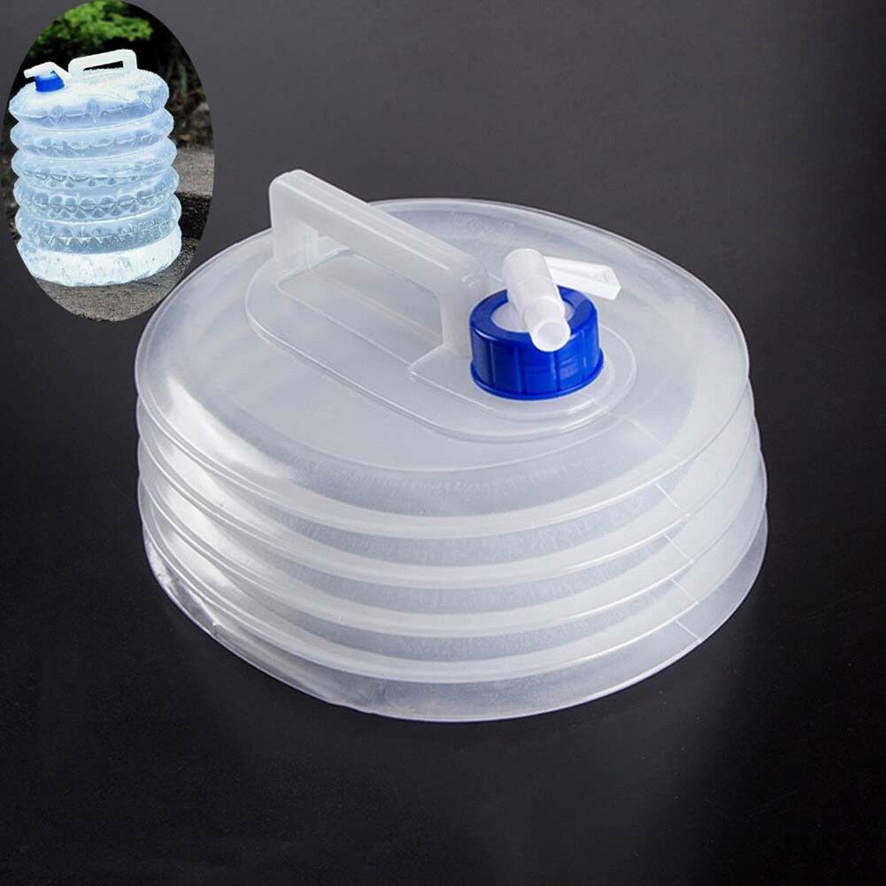 3l sammenklappelig bil camping spand udendørs camping håndtag sammenklappelig spand flaske container