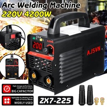 220V welding inverter 20A-225A 4200W Handheld IGBT Inverter Arc Digital Display Mini Portable Welding Tool