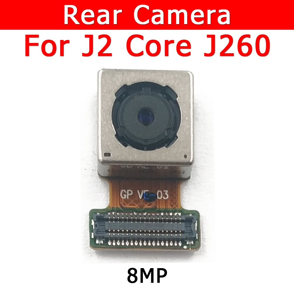 Originele Rear Back Camera Voor Samsung Galaxy J2 Core J260 Belangrijkste Camera Module Mobiele Telefoon Accessoires Vervangende Onderdelen