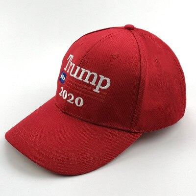 Gorra de béisbol de elección del presidente americano gorra de algodón ajustable gorros deportivos al aire libre: trump red