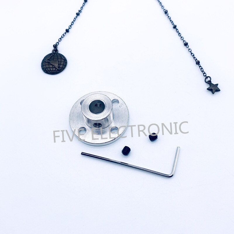 Flange coupling 3/4/5/6/8/10mm rigid coupler flange motor guide shaft support with free screw and spanner