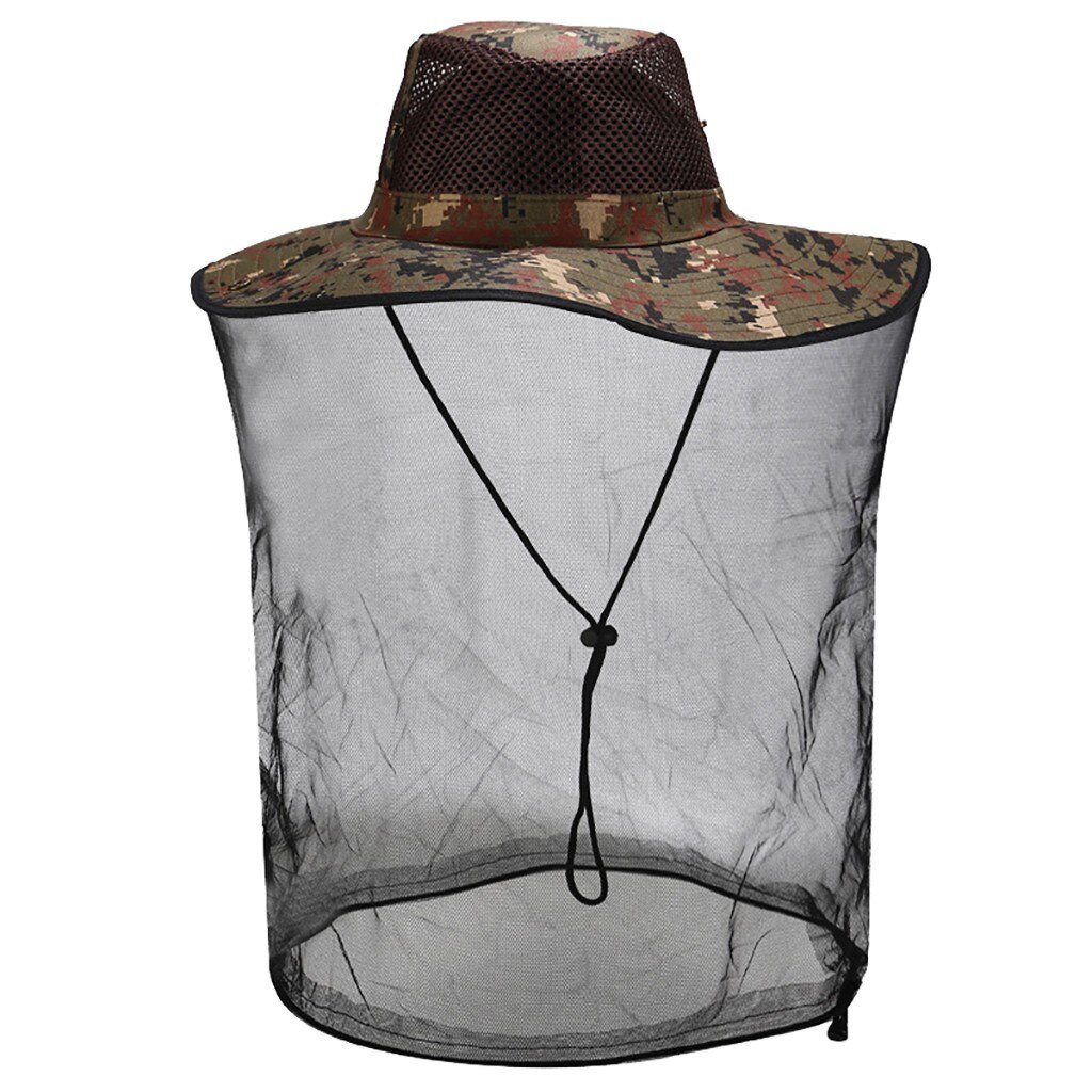 Bijenhoed muggen insectenbescherming buiten bijenbescherming net gaas hoofd gezichtskap beschermende kleding #ljc