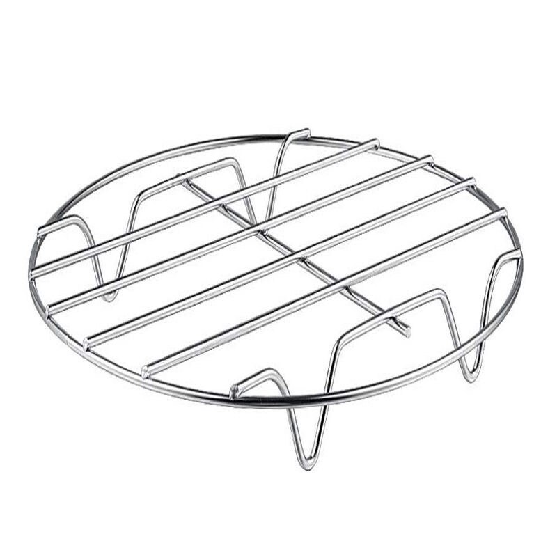 Air Fryer Accessories High Stainless Steel Cooking Steamer Steamer Steamer Steamer Rice Rack Plate Kitchen Tools