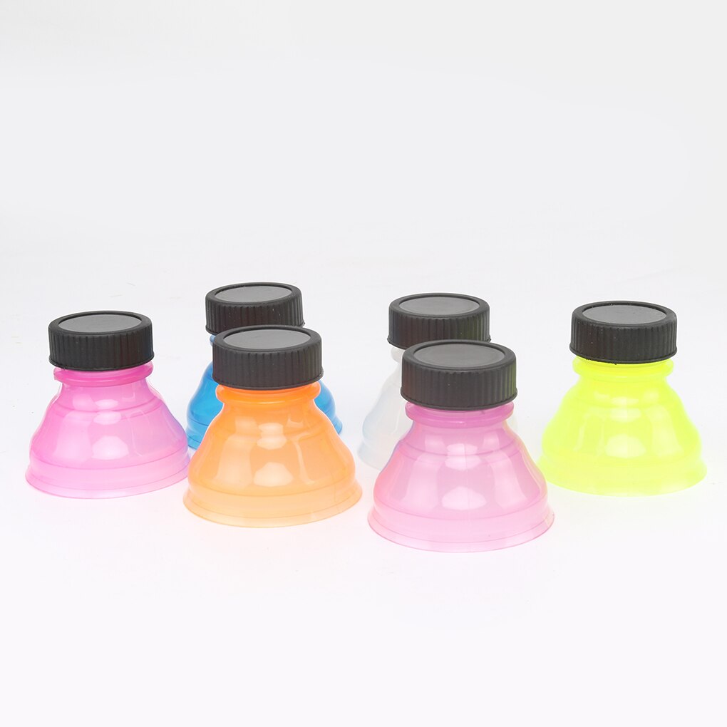 6Pcs /1Set Tops Snap On Pop Soda Can Bottle Caps Cover for cold cola drinks: Default Title